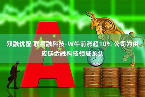 双融优配 联易融科技-W午前涨超10% 公司为供应链金融科技领域龙头